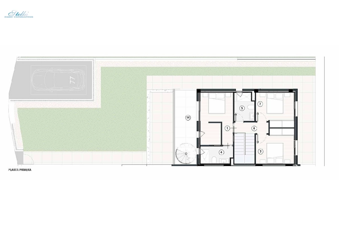 Doppelhaushälfte in Finestrat zu verkaufen, Wohnfläche 210 m², Zustand Erstbezug, Klimaanlage, 4 Schlafzimmer, 2 Badezimmer, ref.: HA-FIN-380-D02-16