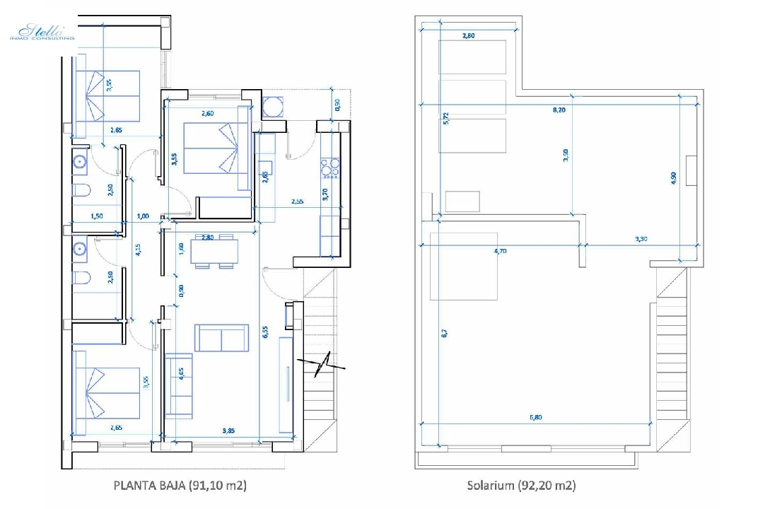 Villa in Ciudad Quesada zu verkaufen, Wohnfläche 183 m², Zustand Erstbezug, Klimaanlage, Grundstück 185 m², 3 Schlafzimmer, 2 Badezimmer, Pool, ref.: HA-CQN-111-E01-12