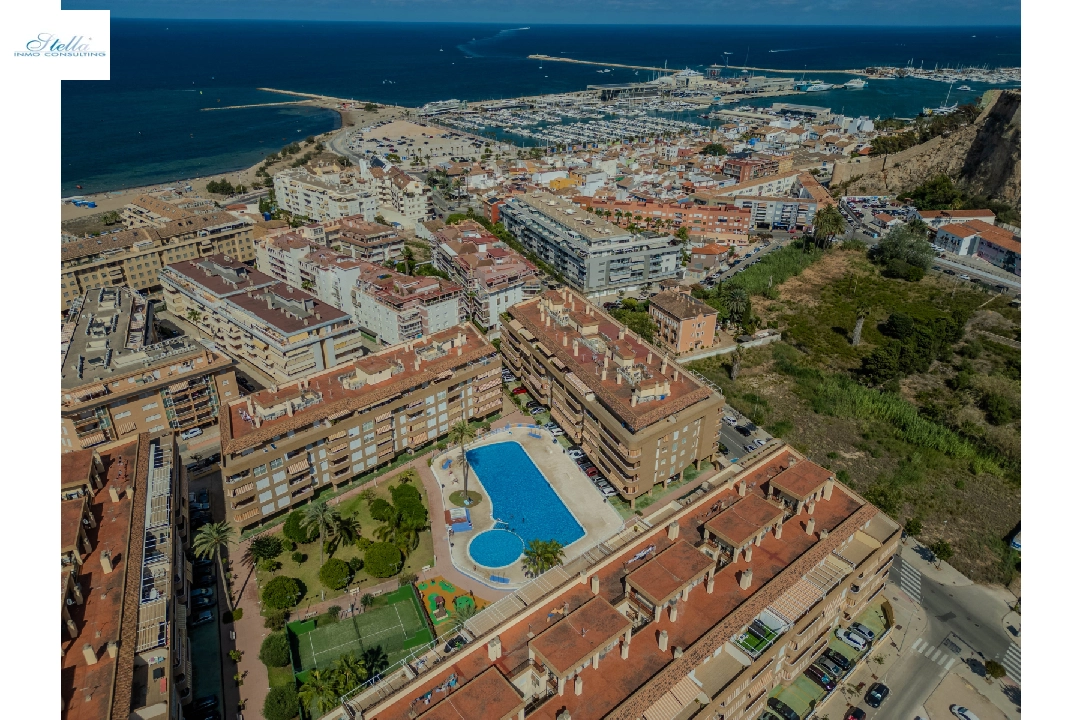 Apartment in Denia zu verkaufen, Wohnfläche 105 m², Baujahr 2000, Zustand gepflegt, + Zentralheizung, Klimaanlage, 3 Schlafzimmer, 2 Badezimmer, Pool, ref.: MG-0424-26