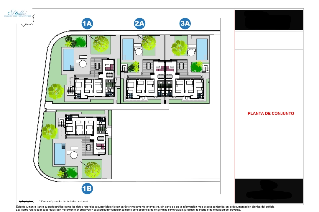 Doppelhaushälfte in Els Poblets zu verkaufen, Wohnfläche 77 m², Baujahr 2025, + KLIMA, Klimaanlage, Grundstück 240 m², 3 Schlafzimmer, 2 Badezimmer, ref.: VPD-Villas-2A-3