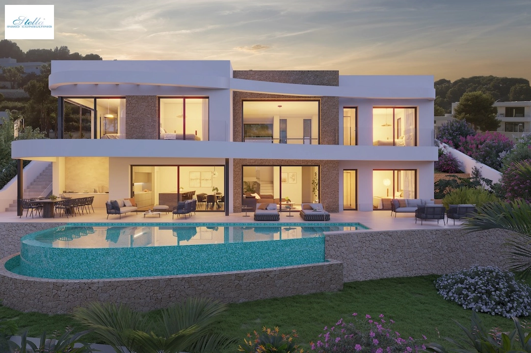 Villa in Moraira(La Sabatera) zu verkaufen, Wohnfläche 185 m², Klimaanlage, Grundstück 801 m², 4 Schlafzimmer, 4 Badezimmer, Pool, ref.: CA-H-1786-AMB-7