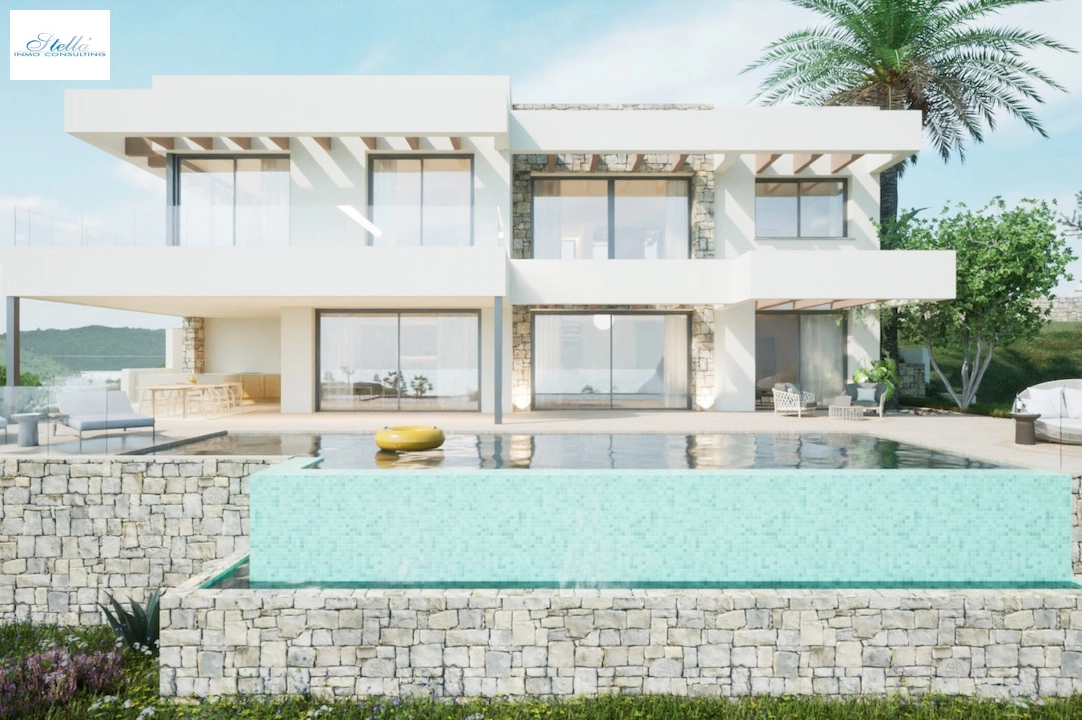 Villa in Moraira(La Sabatera) zu verkaufen, Wohnfläche 411 m², Klimaanlage, 4 Schlafzimmer, 4 Badezimmer, Pool, ref.: CA-H-1787-AMB-1