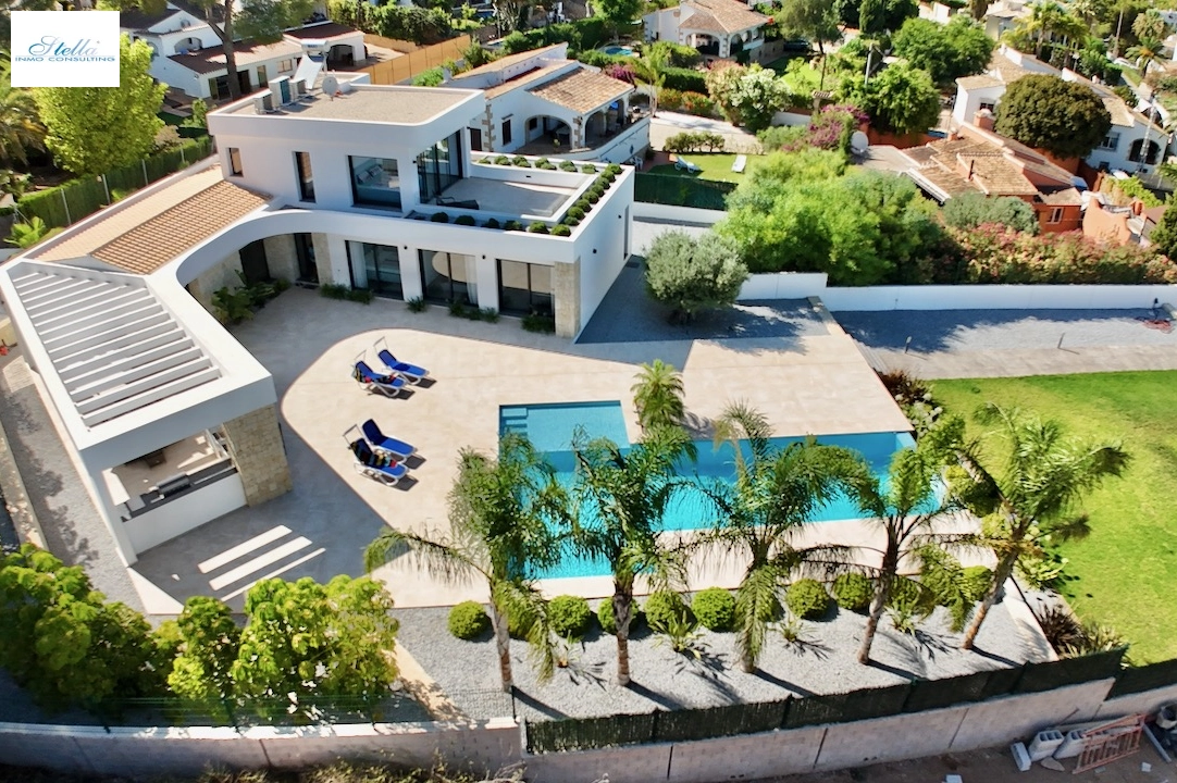 Villa in Javea(Pinosol) zu verkaufen, Wohnfläche 260 m², Zustand Erstbezug, + Fussbodenheizung, Klimaanlage, Grundstück 1866 m², 4 Schlafzimmer, 3 Badezimmer, Pool, ref.: CA-H-1790-AMBE-45