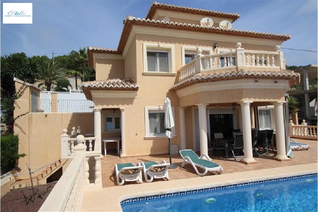 Villa in Calpe(Gran sol) zu verkaufen, Wohnfläche 250 m², Klimaanlage, Grundstück 927 m², 4 Schlafzimmer, 3 Badezimmer, Pool, ref.: COB-3261-10535-1