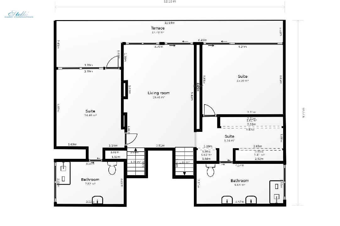 Villa in Altea(Mascarat) zu verkaufen, Wohnfläche 296 m², Klimaanlage, Grundstück 823 m², 2 Schlafzimmer, 2 Badezimmer, Pool, ref.: COB-3319-10535-25