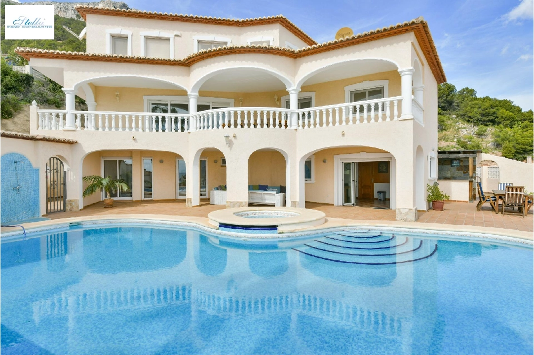 Villa in Calpe(Oltamar) zu verkaufen, Wohnfläche 351 m², Klimaanlage, Grundstück 1170 m², 6 Schlafzimmer, 6 Badezimmer, Pool, ref.: COB-3365-10535-1