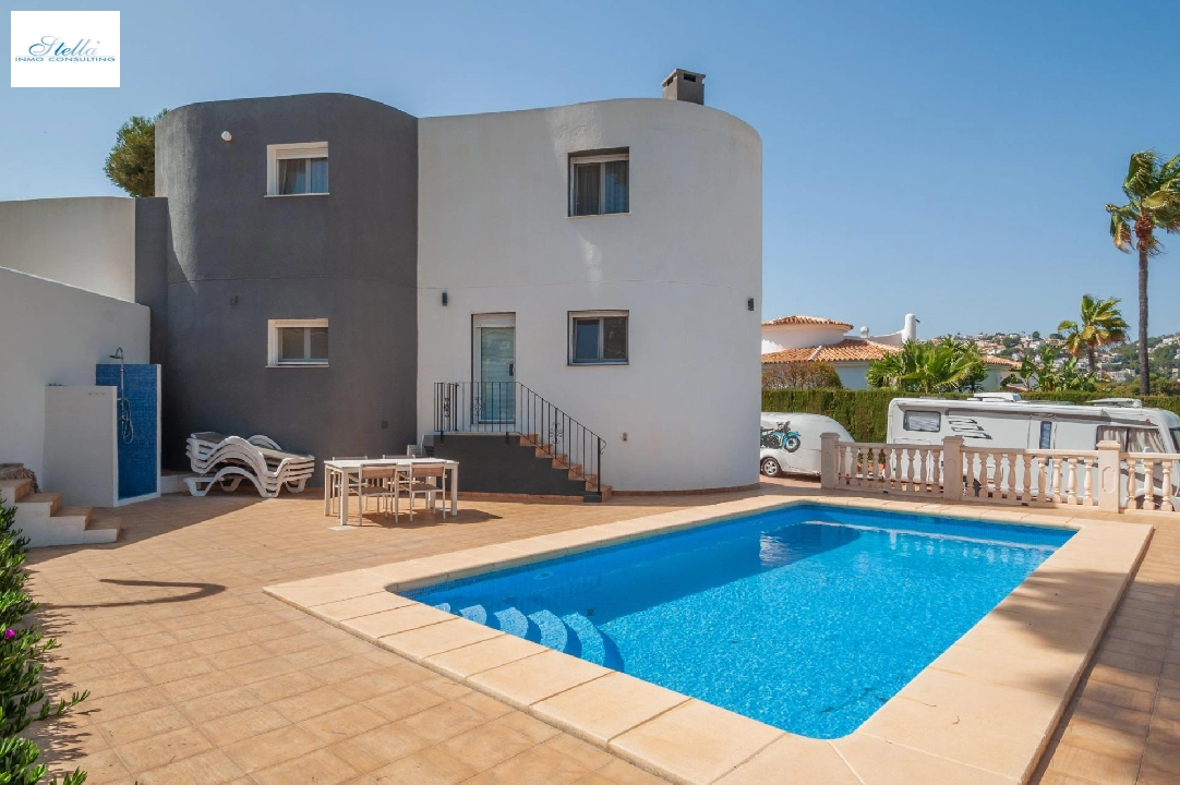 Villa in Benissa(San Jaime) zu verkaufen, Wohnfläche 240 m², Klimaanlage, 6 Schlafzimmer, 3 Badezimmer, Pool, ref.: COB-3449-10535-5