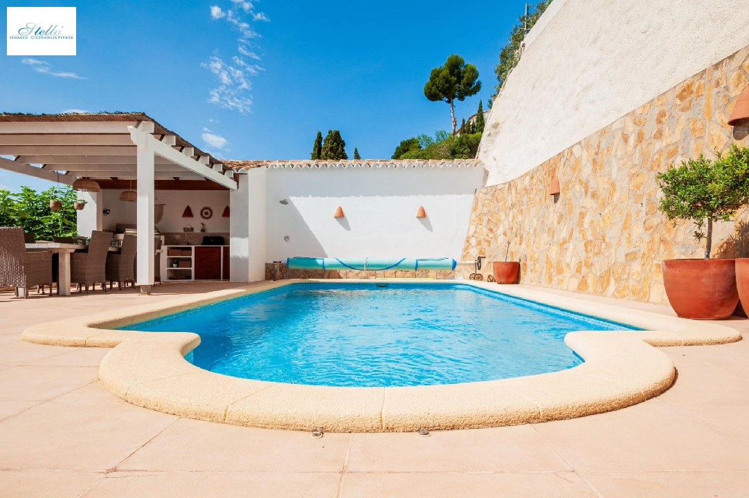 Villa in Moraira(Benimeit) zu verkaufen, Wohnfläche 168 m², Klimaanlage, 3 Schlafzimmer, 3 Badezimmer, Pool, ref.: COB-3467-10535-3