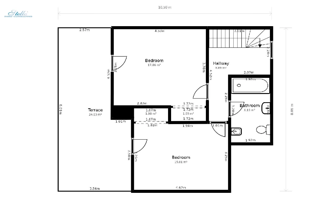 Bungalow in Calpe(Garduix) zu verkaufen, Wohnfläche 110 m², Klimaanlage, 2 Schlafzimmer, 2 Badezimmer, Pool, ref.: COB-3468-10535-26