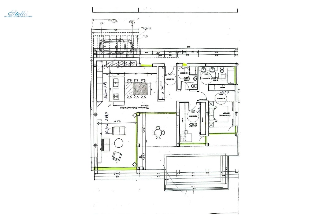 Villa in Benitachell(Cumbre del Sol) zu verkaufen, Wohnfläche 296 m², Klimaanlage, Grundstück 1395 m², 2 Schlafzimmer, 1 Badezimmer, Pool, ref.: BP-4421BELL-24