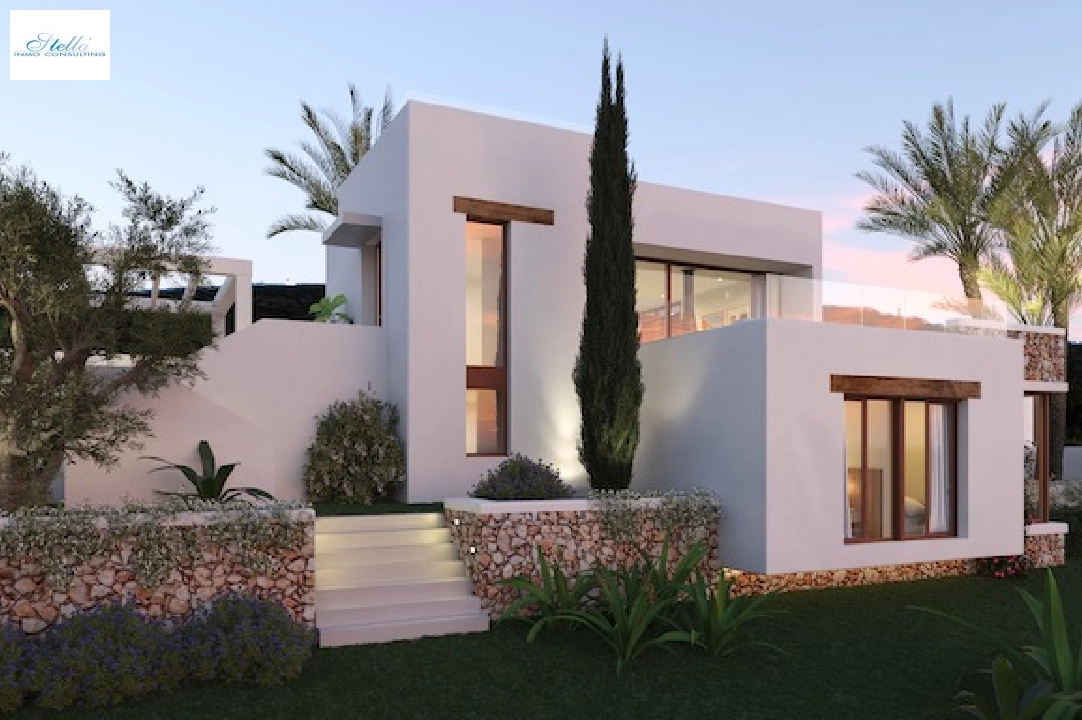 Villa in Javea(Villes del vent) zu verkaufen, Wohnfläche 170 m², Klimaanlage, Grundstück 1000 m², 3 Schlafzimmer, 2 Badezimmer, Pool, ref.: CA-H-1799-AMBI-2