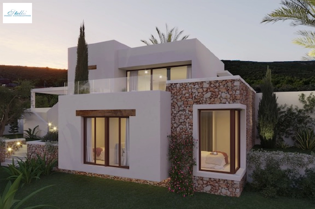 Villa in Javea(Villes del vent) zu verkaufen, Wohnfläche 170 m², Klimaanlage, Grundstück 1000 m², 3 Schlafzimmer, 2 Badezimmer, Pool, ref.: CA-H-1799-AMBI-4