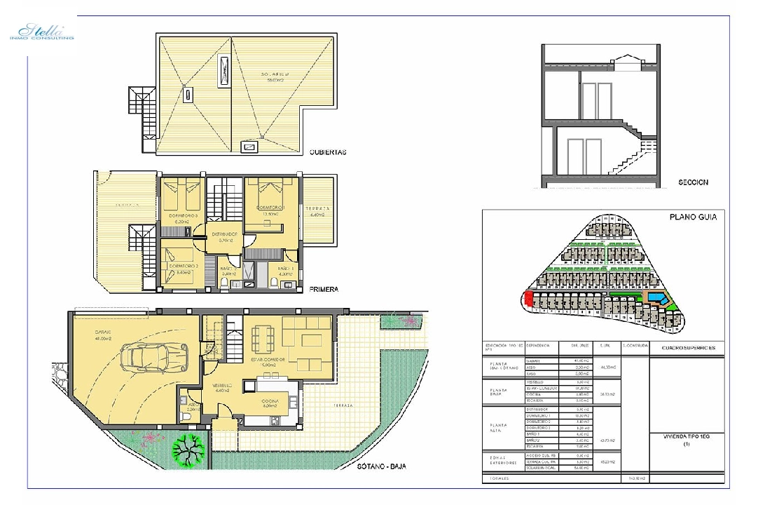 Reihenhaus in Orito zu verkaufen, Wohnfläche 218 m², Zustand Erstbezug, 3 Schlafzimmer, 2 Badezimmer, Pool, ref.: HA-OTN-110-R01-8