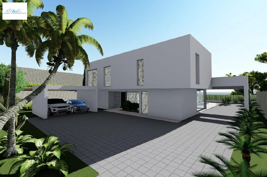 Villa in Calpe zu verkaufen, Wohnfläche 370 m², Baujahr 2019, Klimaanlage, Grundstück 1252 m², 4 Schlafzimmer, 4 Badezimmer, Pool, ref.: AM-11348DA-6