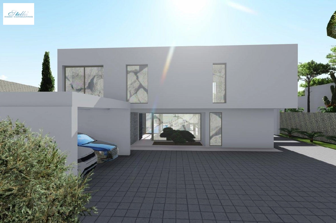 Villa in Calpe zu verkaufen, Wohnfläche 370 m², Baujahr 2019, Klimaanlage, Grundstück 1252 m², 4 Schlafzimmer, 4 Badezimmer, Pool, ref.: AM-11348DA-7