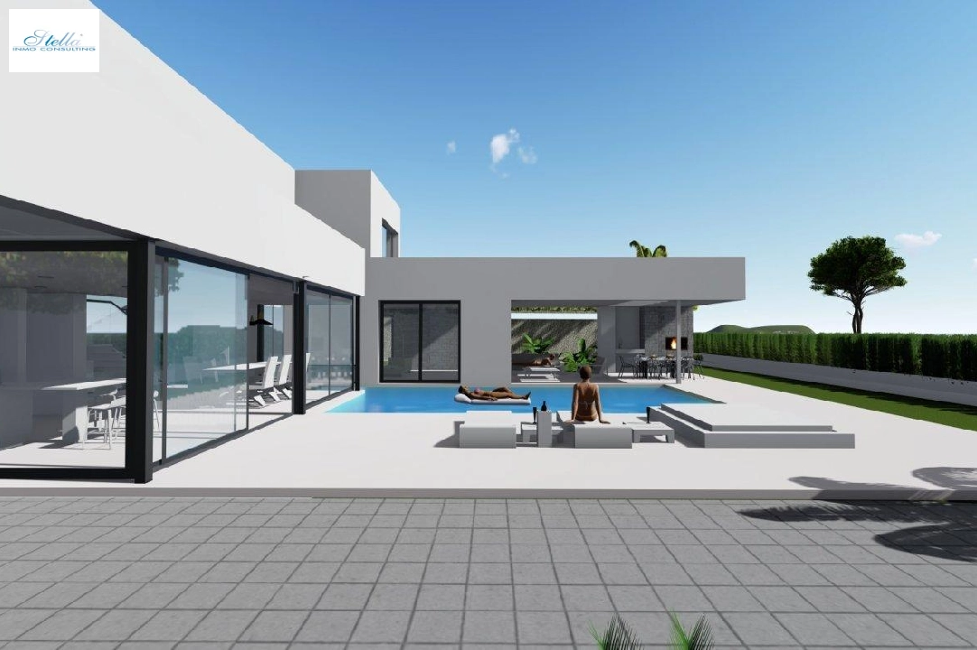 Villa in Calpe zu verkaufen, Wohnfläche 370 m², Baujahr 2019, Klimaanlage, Grundstück 1252 m², 4 Schlafzimmer, 4 Badezimmer, Pool, ref.: AM-11348DA-8