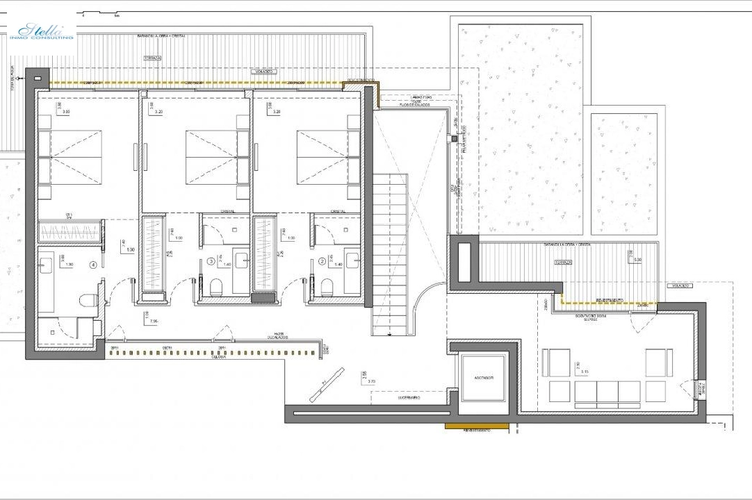 Villa in Benissa zu verkaufen, Wohnfläche 474 m², Baujahr 2021, Klimaanlage, Grundstück 1565 m², 4 Schlafzimmer, 4 Badezimmer, Pool, ref.: AM-11597DA-10