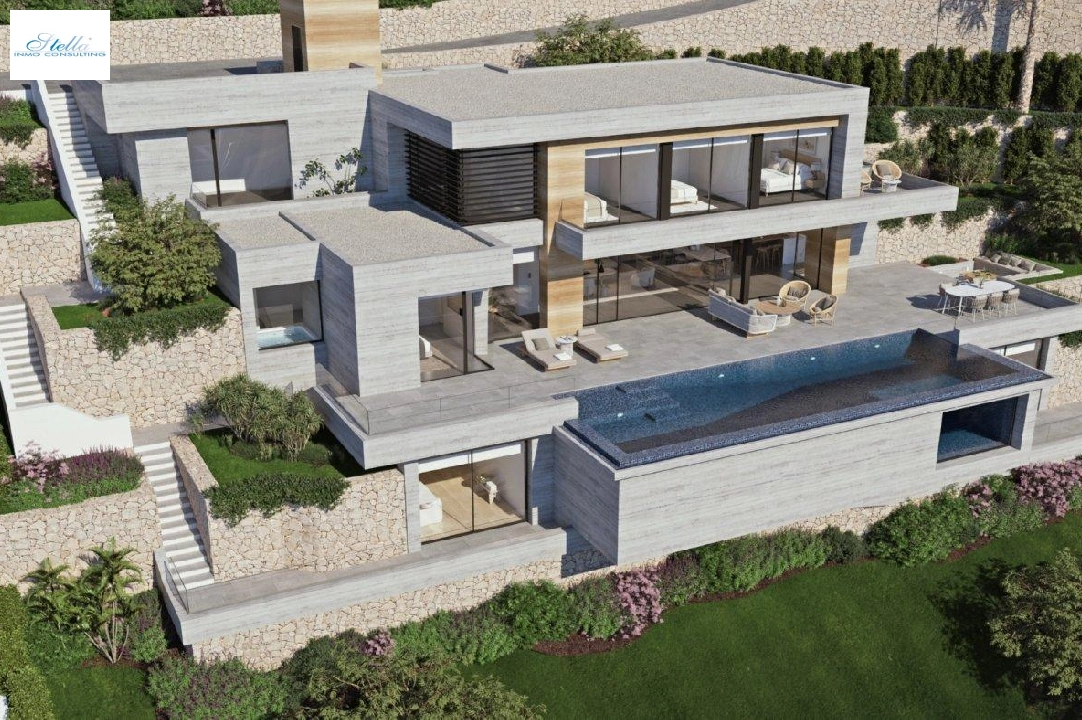 Villa in Benissa zu verkaufen, Wohnfläche 474 m², Baujahr 2021, Klimaanlage, Grundstück 1565 m², 4 Schlafzimmer, 4 Badezimmer, Pool, ref.: AM-11597DA-6