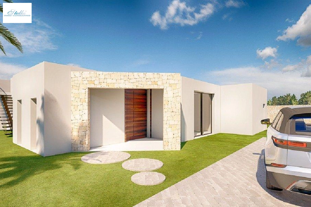 Villa in Benissa zu verkaufen, Wohnfläche 164 m², Baujahr 2021, Klimaanlage, Grundstück 1001 m², 3 Schlafzimmer, 2 Badezimmer, Pool, ref.: AM-11607DA-3