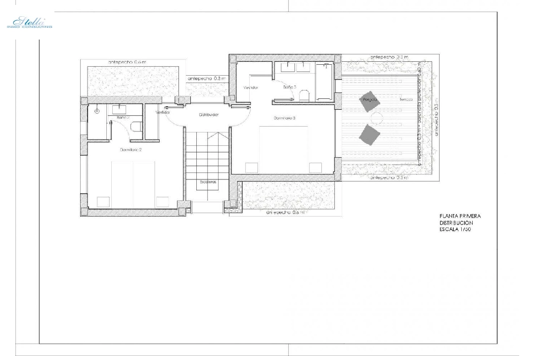 Villa in Oliva zu verkaufen, Wohnfläche 262 m², Baujahr 2022, Klimaanlage, Grundstück 462 m², 4 Schlafzimmer, 5 Badezimmer, Pool, ref.: AM-11592DA-18