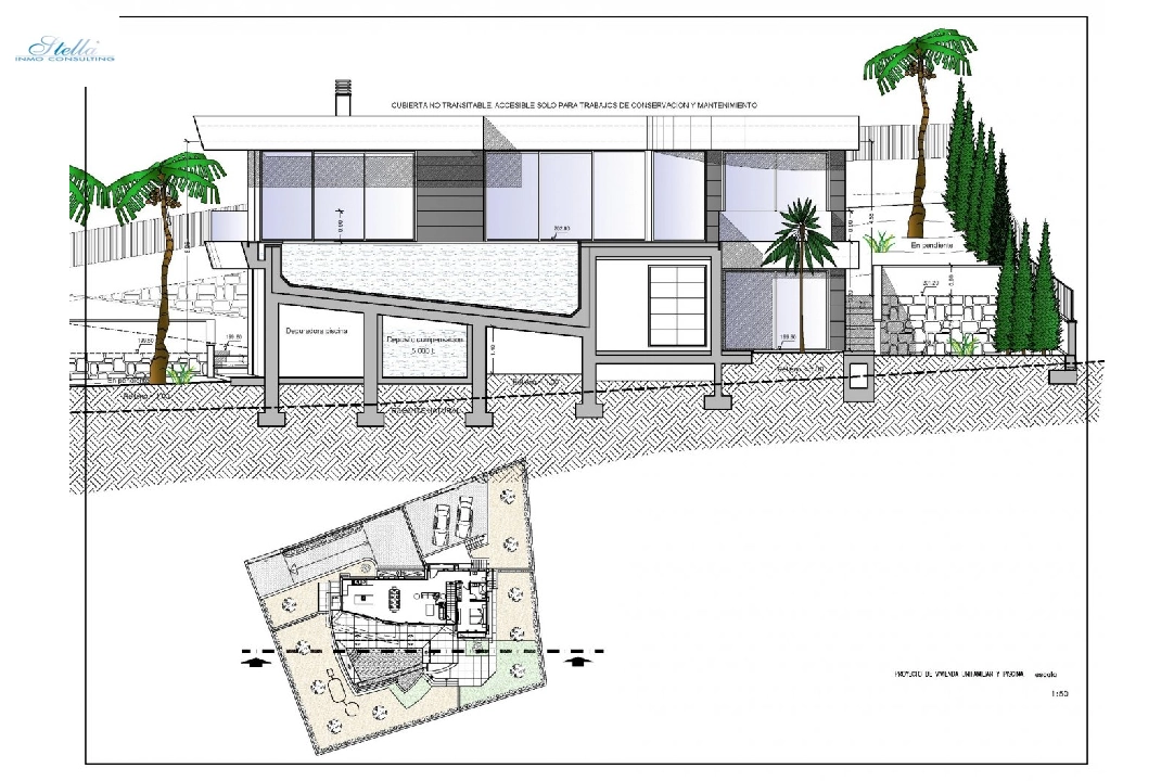 Villa in Calpe zu verkaufen, Wohnfläche 273 m², Baujahr 2022, Klimaanlage, Grundstück 805 m², 4 Schlafzimmer, 4 Badezimmer, Pool, ref.: AM-11772DA-16