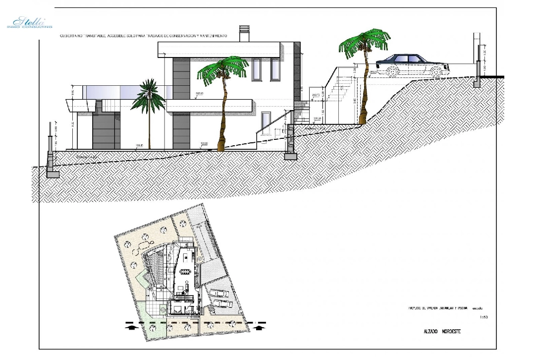 Villa in Calpe zu verkaufen, Wohnfläche 273 m², Baujahr 2022, Klimaanlage, Grundstück 805 m², 4 Schlafzimmer, 4 Badezimmer, Pool, ref.: AM-11772DA-17