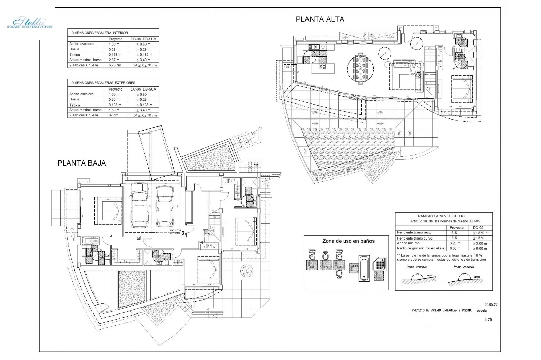 Villa in Calpe zu verkaufen, Wohnfläche 273 m², Baujahr 2022, Klimaanlage, Grundstück 805 m², 4 Schlafzimmer, 4 Badezimmer, Pool, ref.: AM-11772DA-19