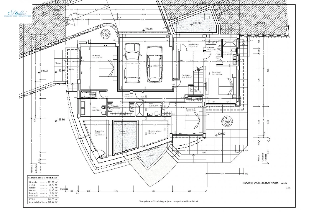 Villa in Calpe zu verkaufen, Wohnfläche 273 m², Baujahr 2022, Klimaanlage, Grundstück 805 m², 4 Schlafzimmer, 4 Badezimmer, Pool, ref.: AM-11772DA-25