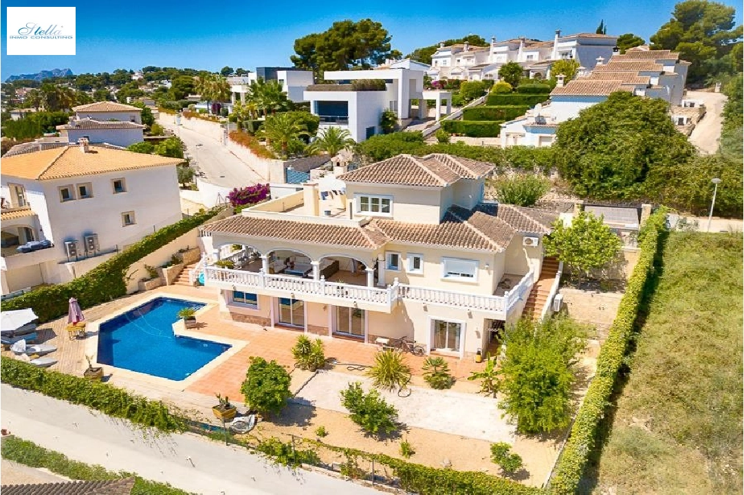 Villa in Moraira zu verkaufen, Wohnfläche 270 m², Baujahr 2007, Klimaanlage, Grundstück 797 m², 4 Schlafzimmer, 3 Badezimmer, Pool, ref.: AM-11778DA-3