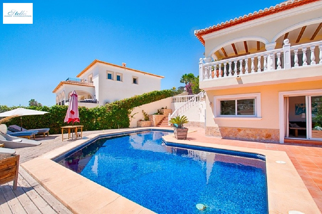 Villa in Moraira zu verkaufen, Wohnfläche 270 m², Baujahr 2007, Klimaanlage, Grundstück 797 m², 4 Schlafzimmer, 3 Badezimmer, Pool, ref.: AM-11778DA-4