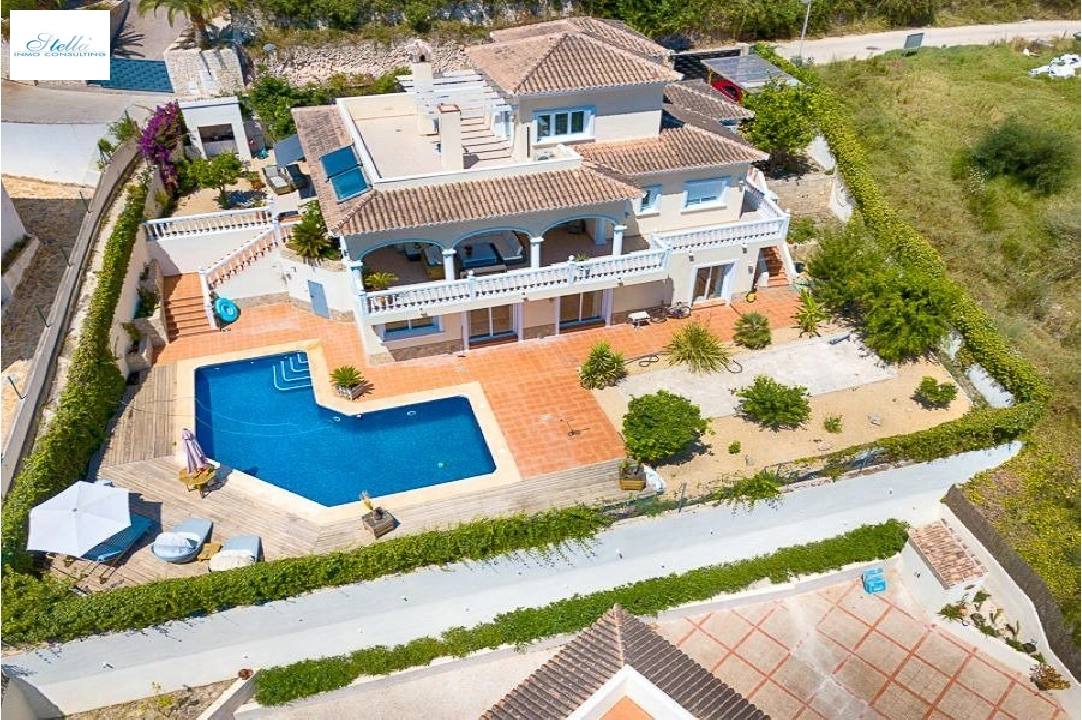 Villa in Moraira zu verkaufen, Wohnfläche 270 m², Baujahr 2007, Klimaanlage, Grundstück 797 m², 4 Schlafzimmer, 3 Badezimmer, Pool, ref.: AM-11778DA-5