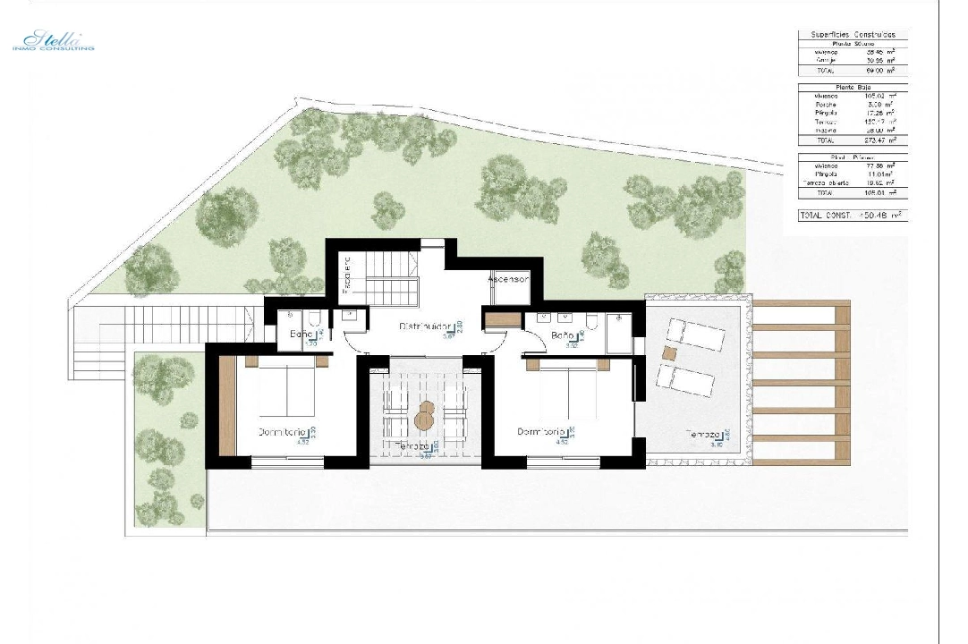 Villa in Benissa zu verkaufen, Wohnfläche 450 m², Baujahr 2023, Klimaanlage, Grundstück 800 m², 3 Schlafzimmer, 3 Badezimmer, Pool, ref.: AM-11844DR-7