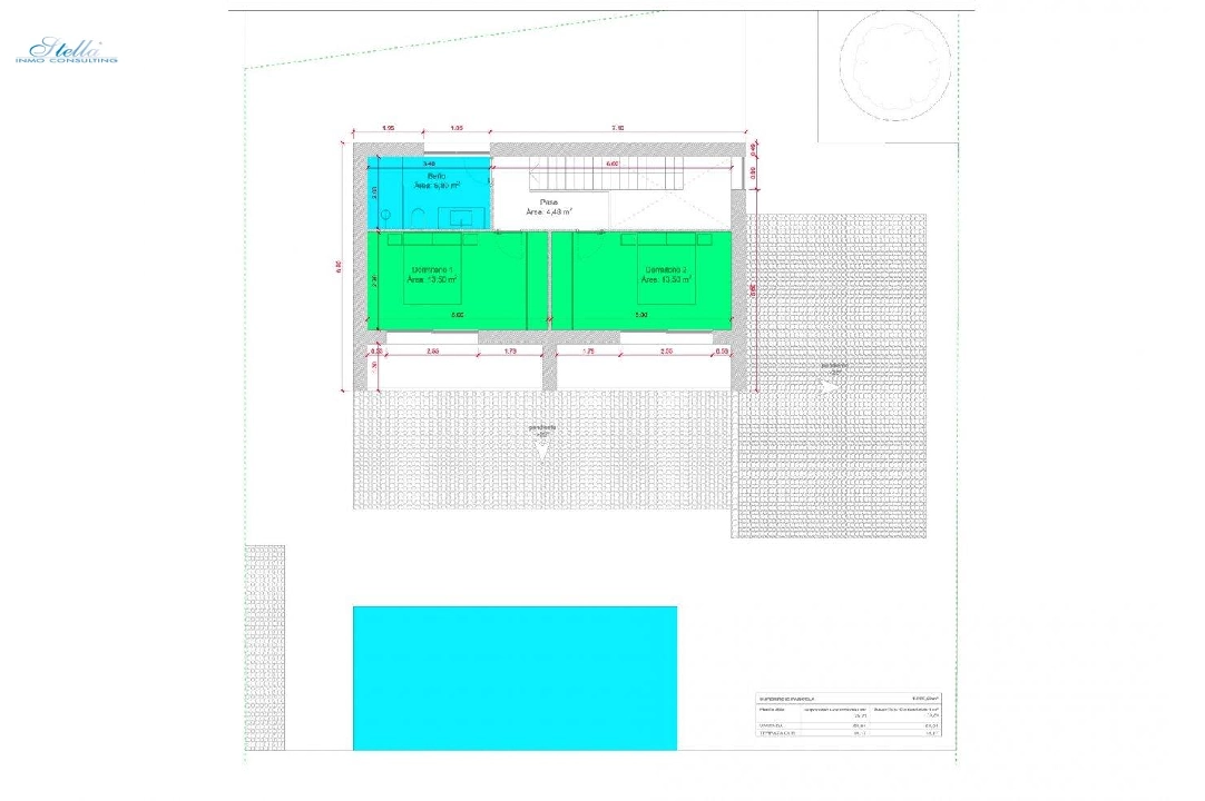 Villa in Javea zu verkaufen, Wohnfläche 180 m², Baujahr 2023, Klimaanlage, Grundstück 1005 m², 3 Schlafzimmer, 2 Badezimmer, Pool, ref.: AM-11845DA-18