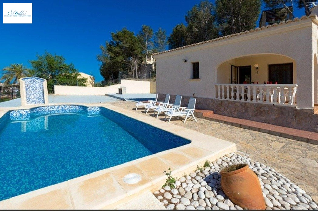 Villa in Calpe zu verkaufen, Wohnfläche 90 m², + Ofen, Klimaanlage, Grundstück 800 m², 3 Schlafzimmer, 1 Badezimmer, Pool, ref.: AM-11853DR-2