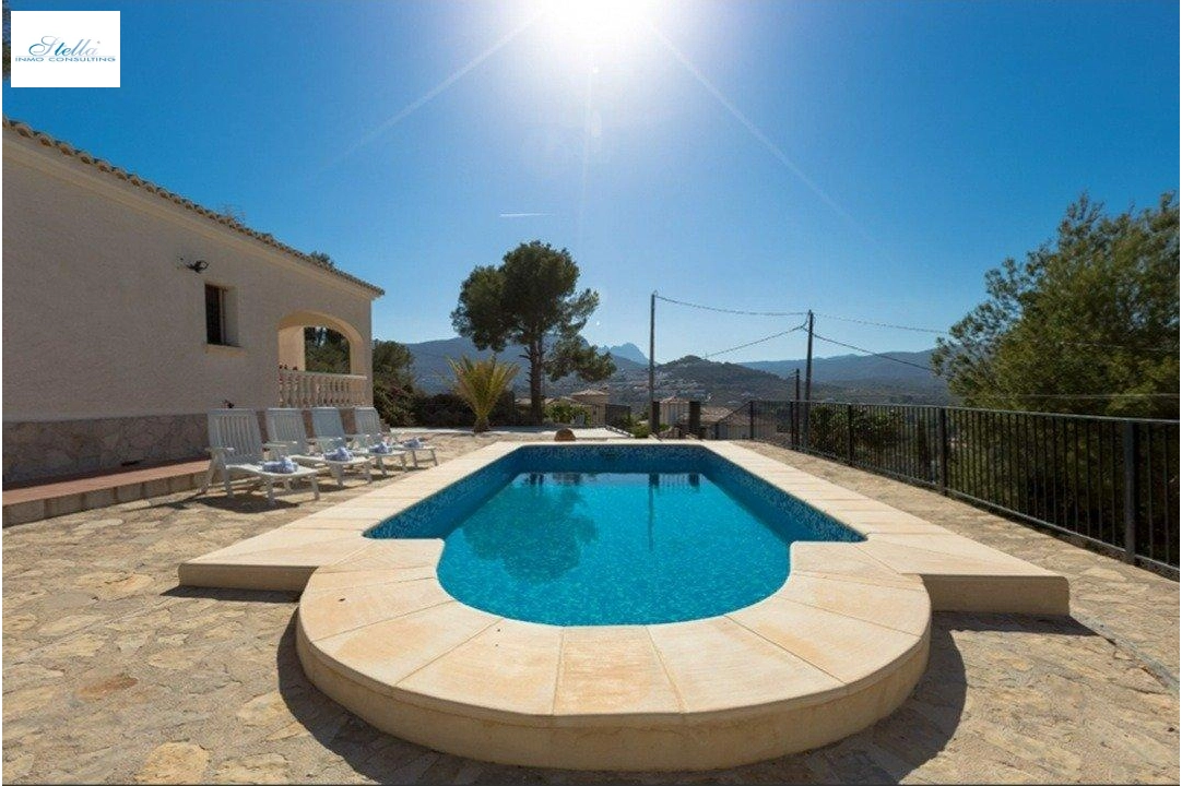 Villa in Calpe zu verkaufen, Wohnfläche 90 m², + Ofen, Klimaanlage, Grundstück 800 m², 3 Schlafzimmer, 1 Badezimmer, Pool, ref.: AM-11853DR-4