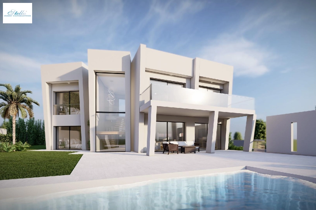 Villa in Moraira zu verkaufen, Wohnfläche 365 m², Baujahr 2023, Klimaanlage, Grundstück 967 m², 4 Schlafzimmer, 4 Badezimmer, Pool, ref.: AM-11867DA-2