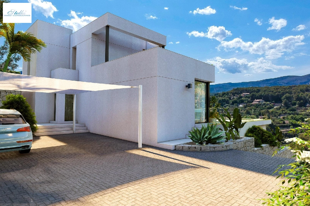 Villa in Calpe zu verkaufen, Wohnfläche 209 m², Baujahr 2024, Klimaanlage, Grundstück 1000 m², 3 Schlafzimmer, 3 Badezimmer, Pool, ref.: AM-11967DA-5