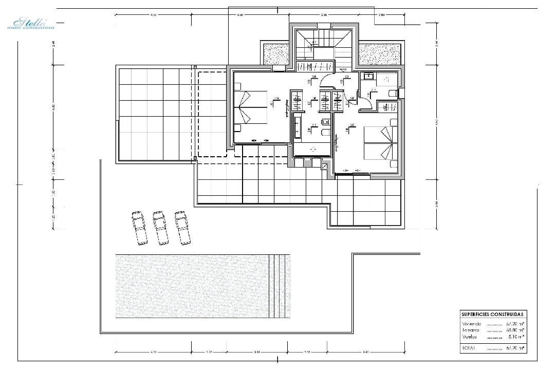 Villa in Calpe zu verkaufen, Wohnfläche 209 m², Baujahr 2024, Klimaanlage, Grundstück 1000 m², 3 Schlafzimmer, 3 Badezimmer, Pool, ref.: AM-11967DA-8