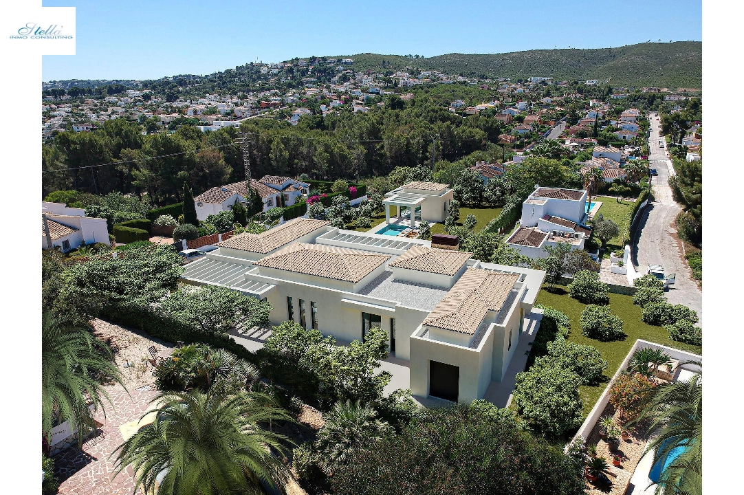 Villa in Javea zu verkaufen, Wohnfläche 420 m², Baujahr 2023, Klimaanlage, Grundstück 1741 m², 4 Schlafzimmer, 5 Badezimmer, Pool, ref.: AM-12003DA-3