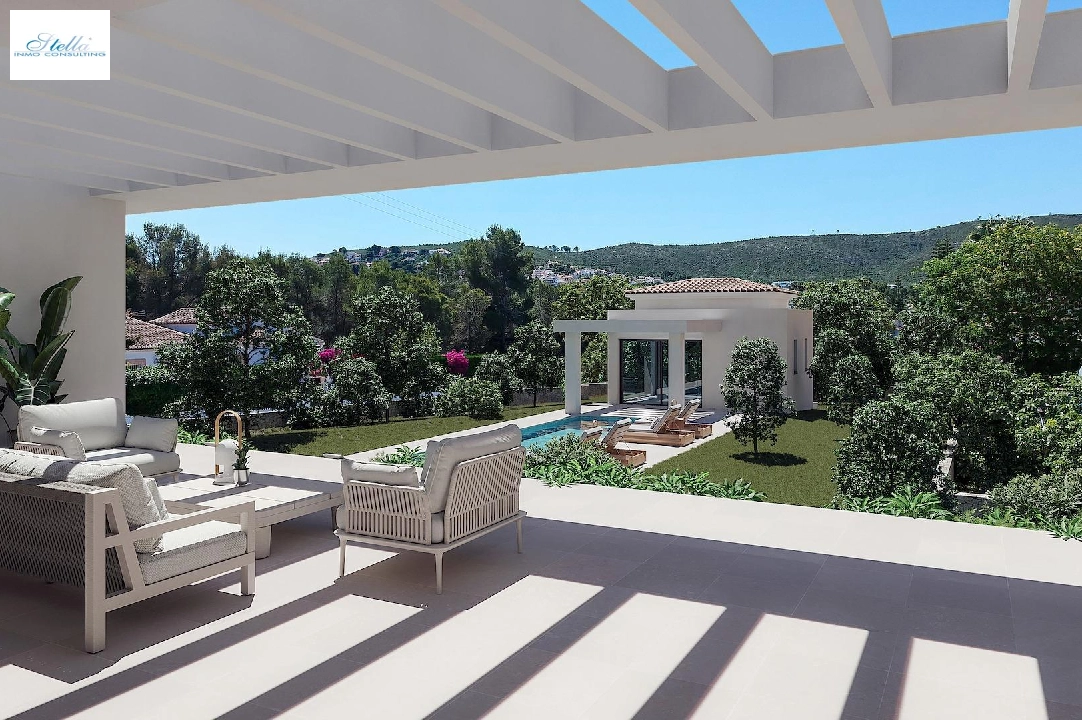 Villa in Javea zu verkaufen, Wohnfläche 420 m², Baujahr 2023, Klimaanlage, Grundstück 1741 m², 4 Schlafzimmer, 5 Badezimmer, Pool, ref.: AM-12003DA-4