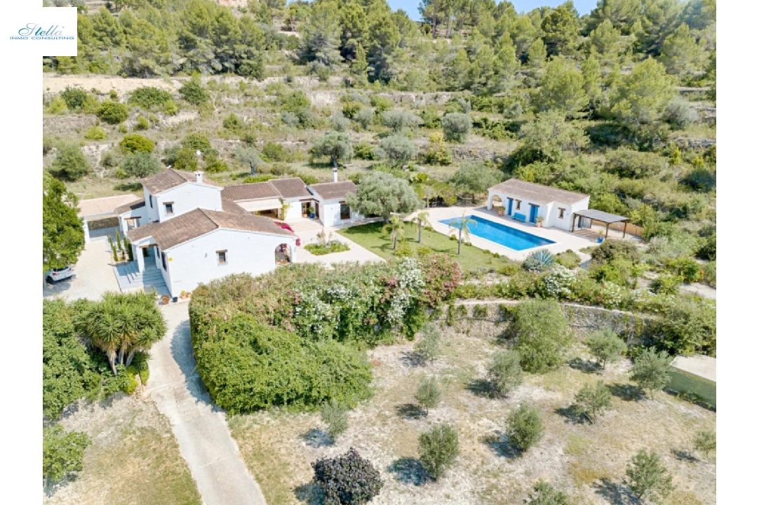 Finca in Benissa zu verkaufen, Wohnfläche 521 m², Baujahr 2002, Klimaanlage, Grundstück 19880 m², 4 Schlafzimmer, 3 Badezimmer, Pool, ref.: AM-11988DA-16