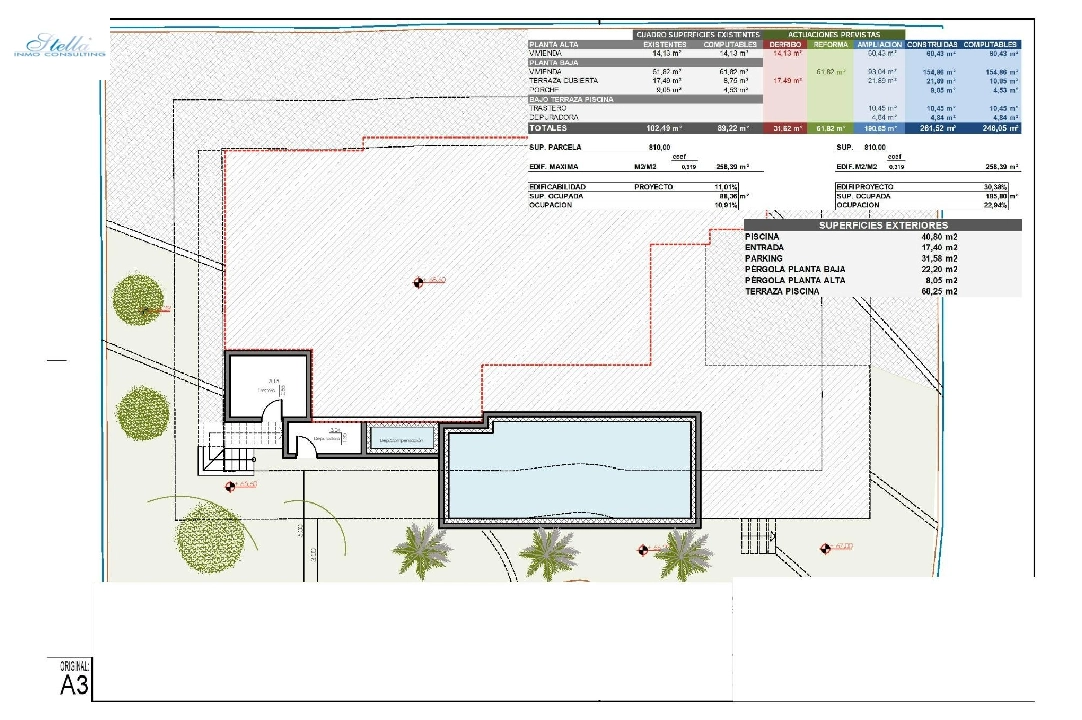 Villa in Moraira zu verkaufen, Wohnfläche 261 m², Baujahr 2023, Klimaanlage, Grundstück 810 m², 4 Schlafzimmer, 3 Badezimmer, Pool, ref.: AM-12027DA-17