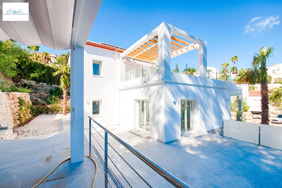 Villa in Moraira zu verkaufen, Wohnfläche 480 m², Baujahr 2023, Klimaanlage, Grundstück 1140 m², 3 Schlafzimmer, 3 Badezimmer, Pool, ref.: AM-12058DA-33