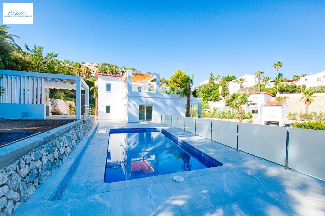 Villa in Moraira zu verkaufen, Wohnfläche 480 m², Baujahr 2023, Klimaanlage, Grundstück 1140 m², 3 Schlafzimmer, 3 Badezimmer, Pool, ref.: AM-12058DA-37