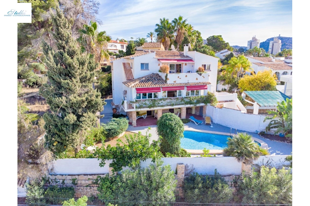 Villa in Moraira zu verkaufen, Wohnfläche 326 m², Baujahr 1975, Klimaanlage, Grundstück 791 m², 6 Schlafzimmer, 6 Badezimmer, Pool, ref.: AM-12082DA-4