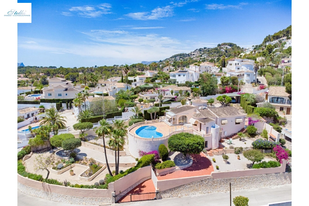 Villa in Moraira zu verkaufen, Wohnfläche 293 m², Baujahr 1998, Klimaanlage, Grundstück 1604 m², 5 Schlafzimmer, 3 Badezimmer, Pool, ref.: AM-12096DA-10