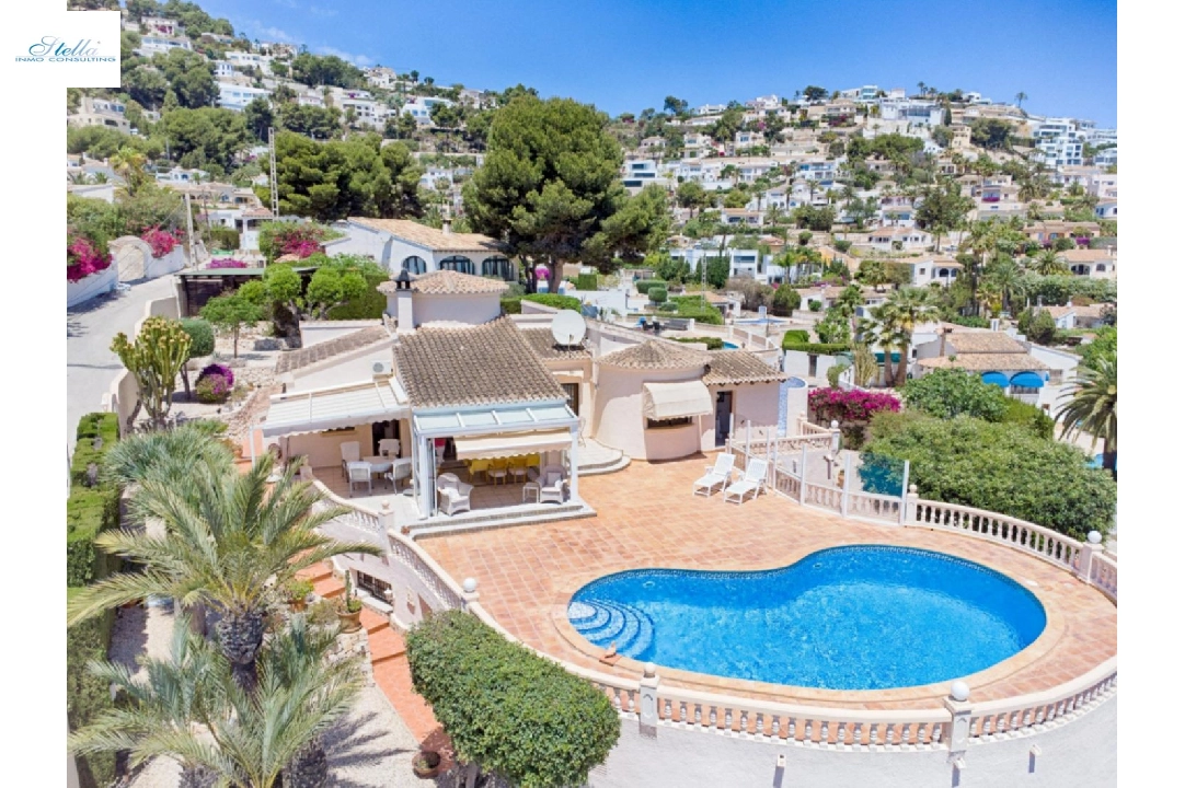 Villa in Moraira zu verkaufen, Wohnfläche 293 m², Baujahr 1998, Klimaanlage, Grundstück 1604 m², 5 Schlafzimmer, 3 Badezimmer, Pool, ref.: AM-12096DA-3