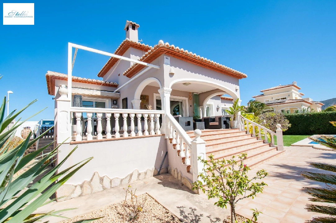 Villa in Moraira zu verkaufen, Wohnfläche 132 m², Baujahr 2006, Klimaanlage, Grundstück 803 m², 3 Schlafzimmer, 2 Badezimmer, Pool, ref.: AM-12189DR-2