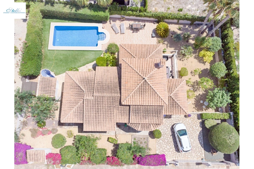 Villa in Moraira zu verkaufen, Wohnfläche 132 m², Baujahr 2006, Klimaanlage, Grundstück 803 m², 3 Schlafzimmer, 2 Badezimmer, Pool, ref.: AM-12189DR-5