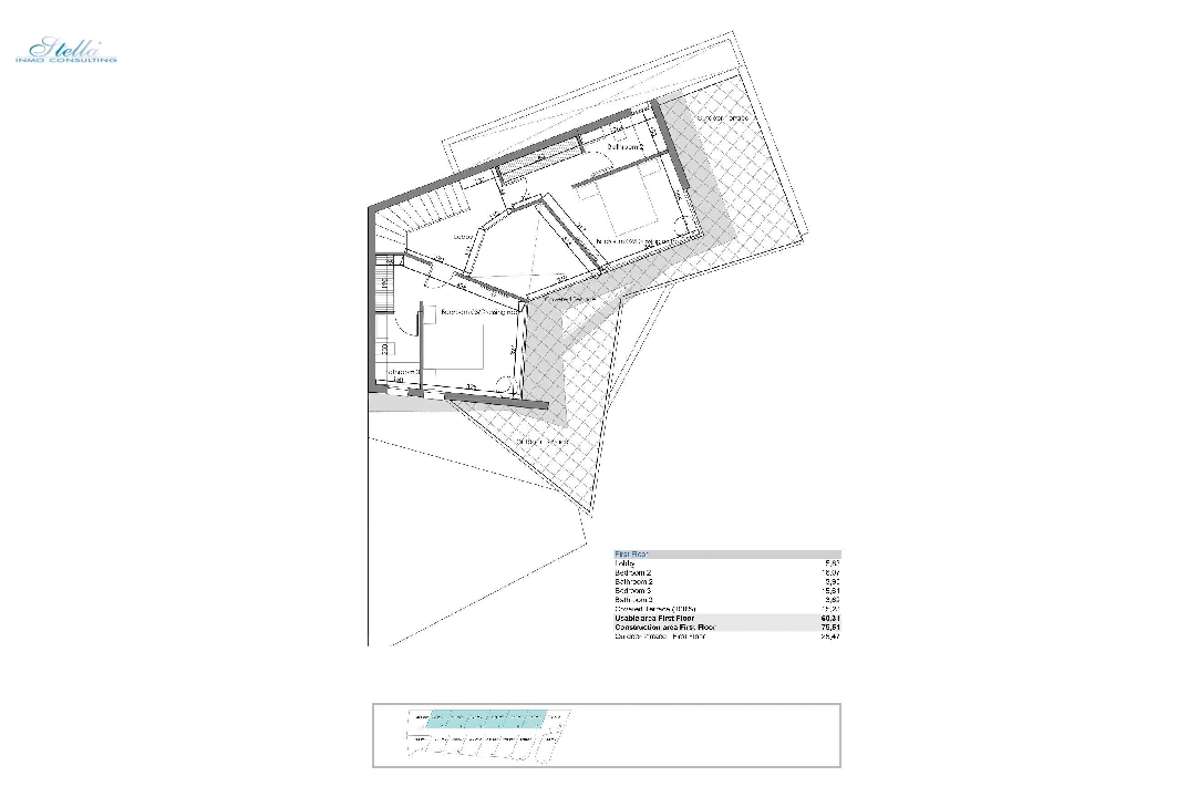 Villa in Benitachell zu verkaufen, Wohnfläche 226 m², Baujahr 2024, Klimaanlage, Grundstück 270 m², 3 Schlafzimmer, 3 Badezimmer, Pool, ref.: AM-12202DA-20